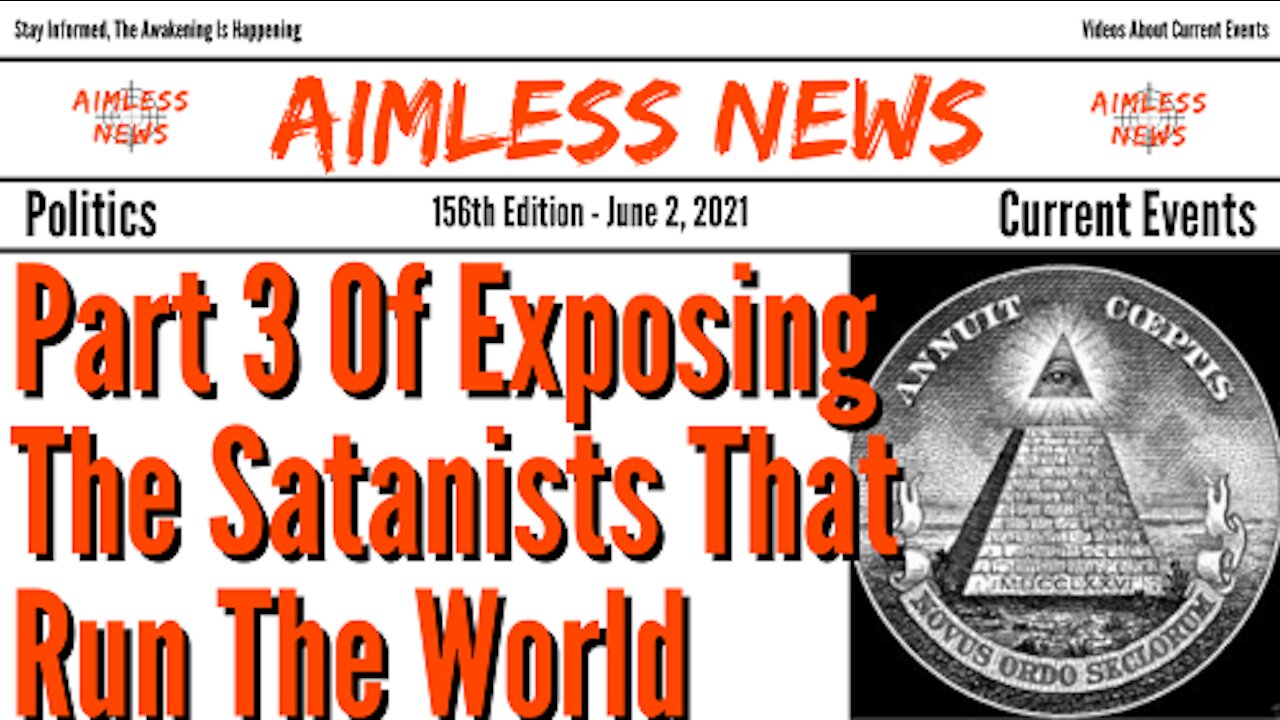 Part 3 Of Exposing The Satanists That Run The World, From Insider Who Was One Of Them