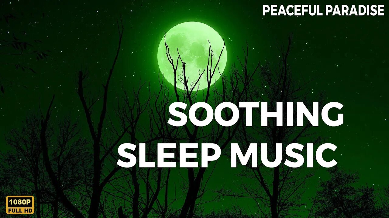 Under The Full Moon 🌕 Soothing Sleep Music - Listen All Night Sleeping - Full Body Healing