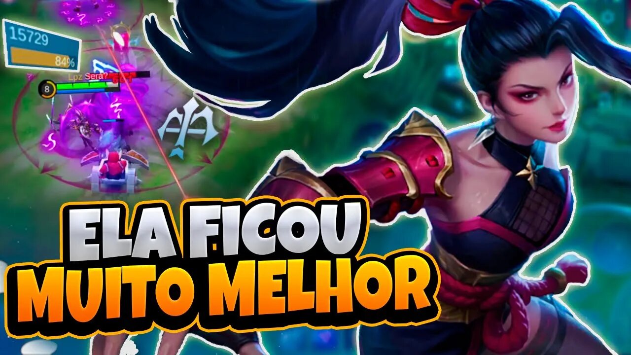 AGORA ELA VIRA META? A NOVA HANABI FICOU MUITO BOA | MOBILE LEGENDS