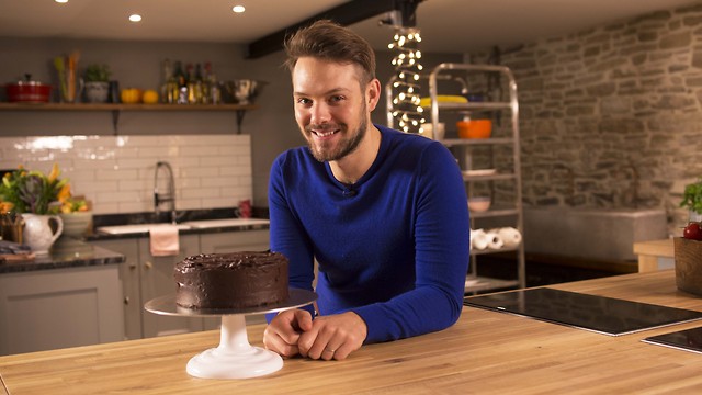 John Whaite's secret ingredient chocolate fudge cake