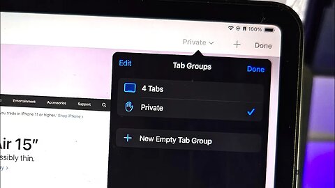 How To Turn Off Private Browsing on iPad