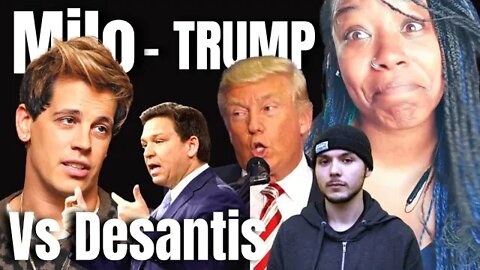 Milo Yiannopoulos - Timcast IRL - Trump Vs Desantis - { Reaction } - Milo Yiannopoulos Reaction