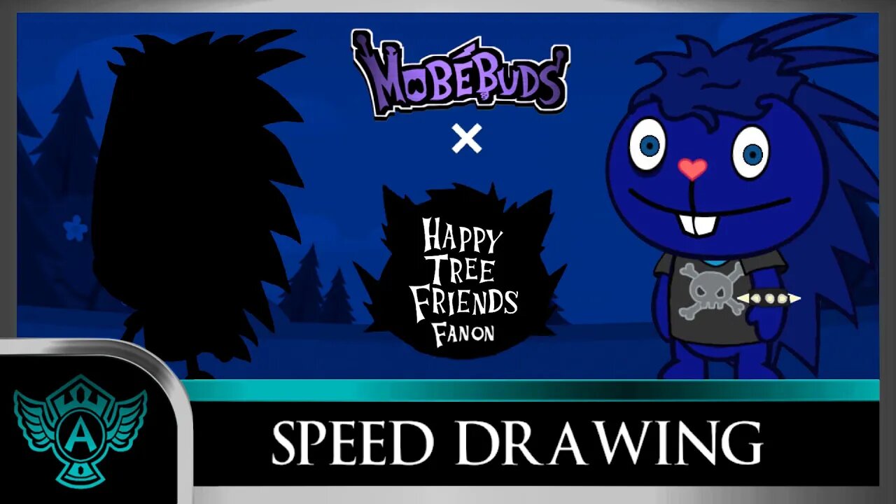 Speed Drawing: Happy Tree Friends Fanon - Douglas | Mobebuds Style