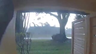 Roof ripped off building in west Boynton Beach