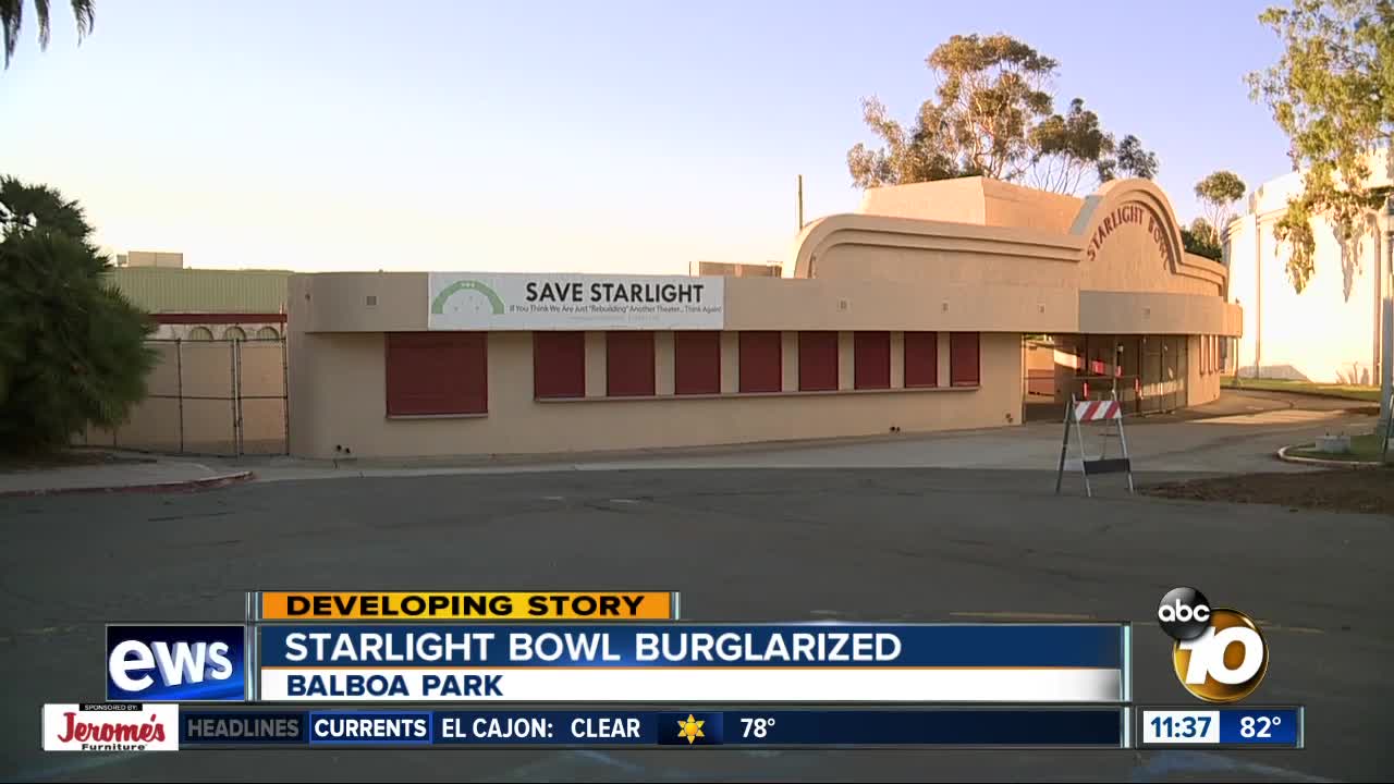 Balboa Park's Starlight Bowl ransacked