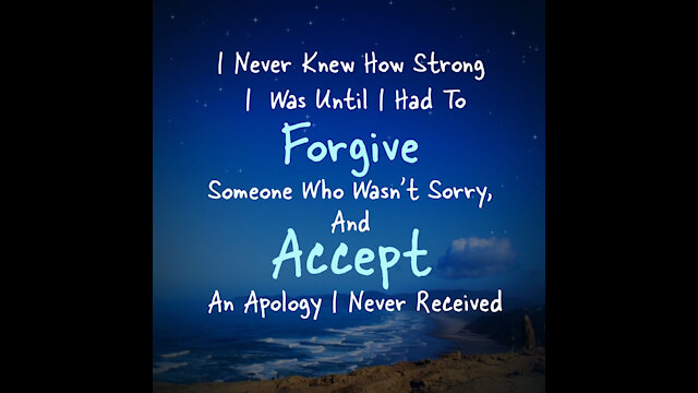 Forgive and Accept [GMG Originals]