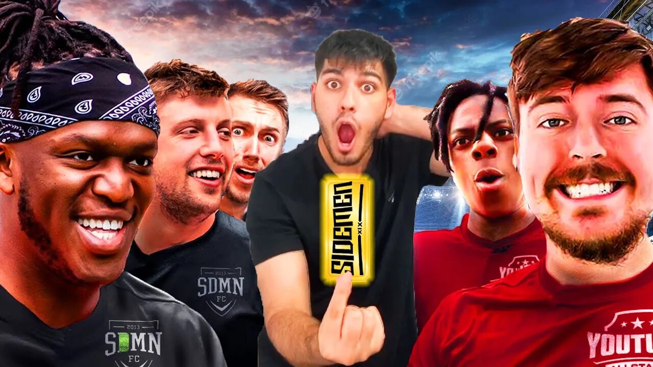 SUPRISING MY FRIENDS WITH SIDEMEN CHARITY MATCH TICKETS