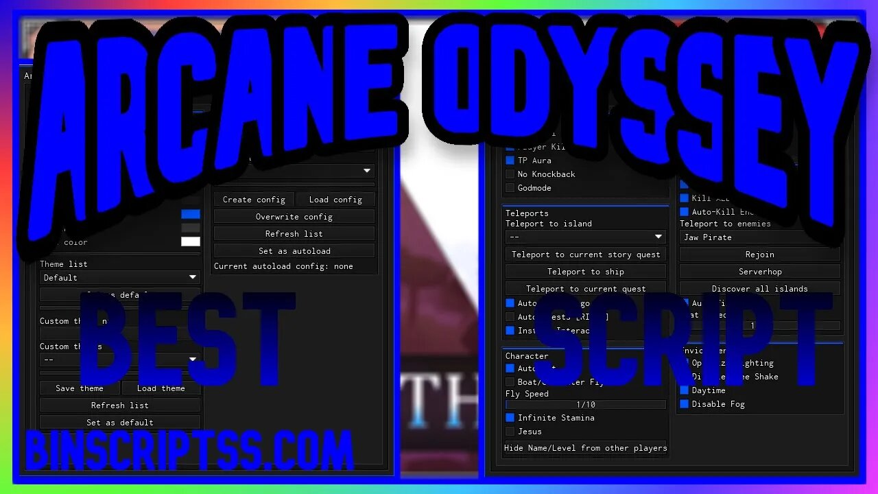 ROBLOX Arcane Odyssey Script - LOTS OF FEATURES *PASTEBIN 2023*