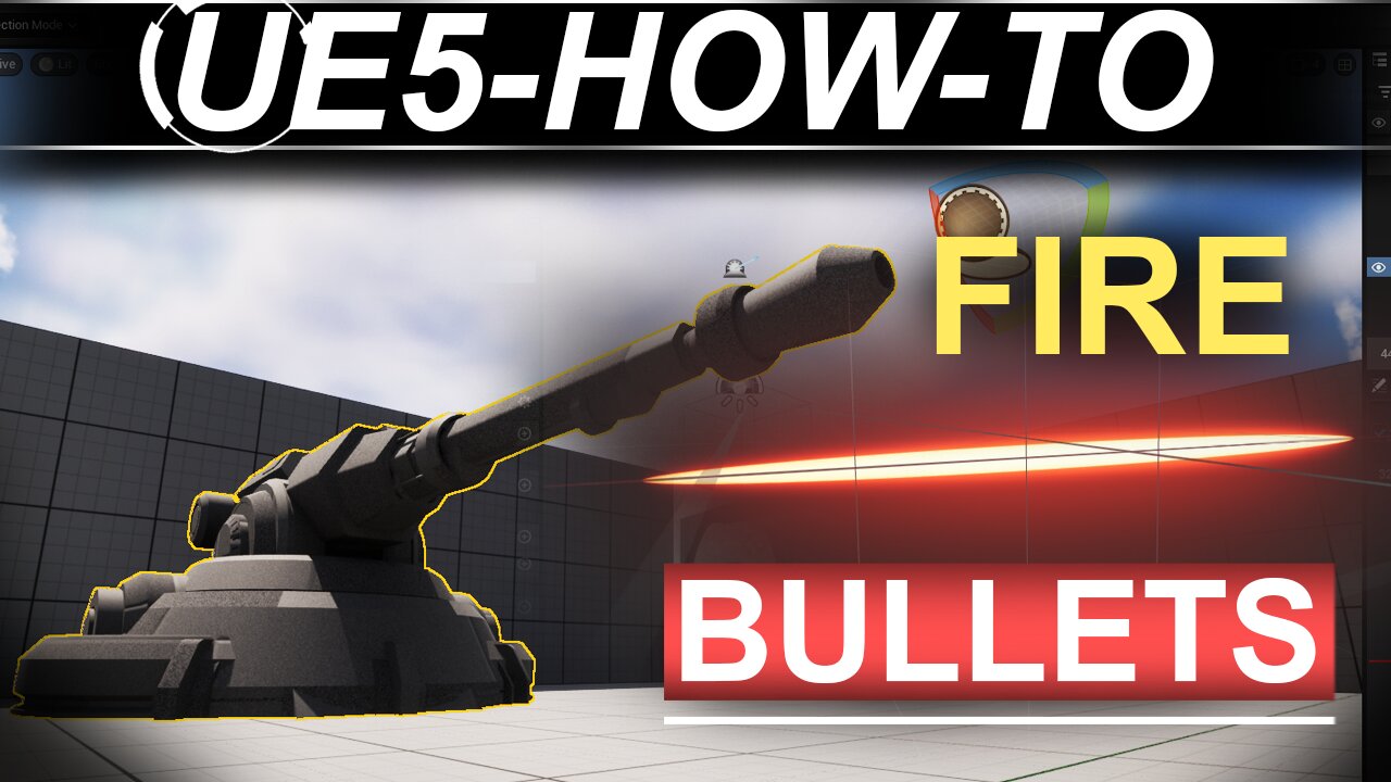 UE5: How To Make Bullets - (Projectile Movement Blueprints)