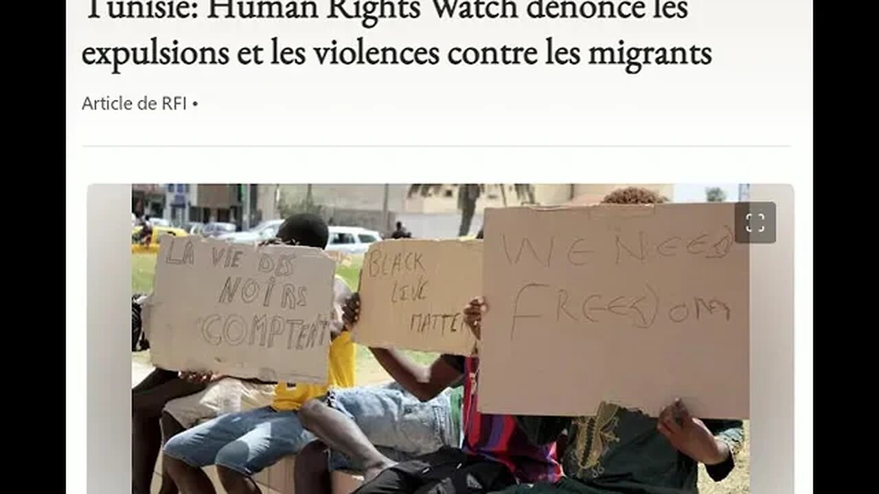 Tunisie: Human Rights Watch dénonce les expulsions et les violences contre les migrants