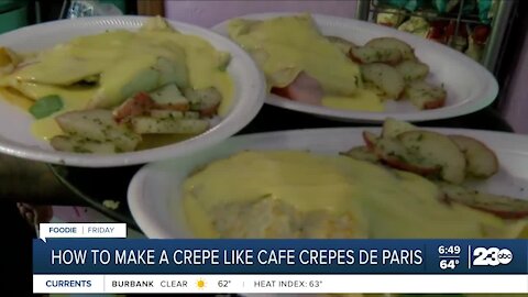 Foodie Friday: How to make a crepe like Cafe Crepes de Paris