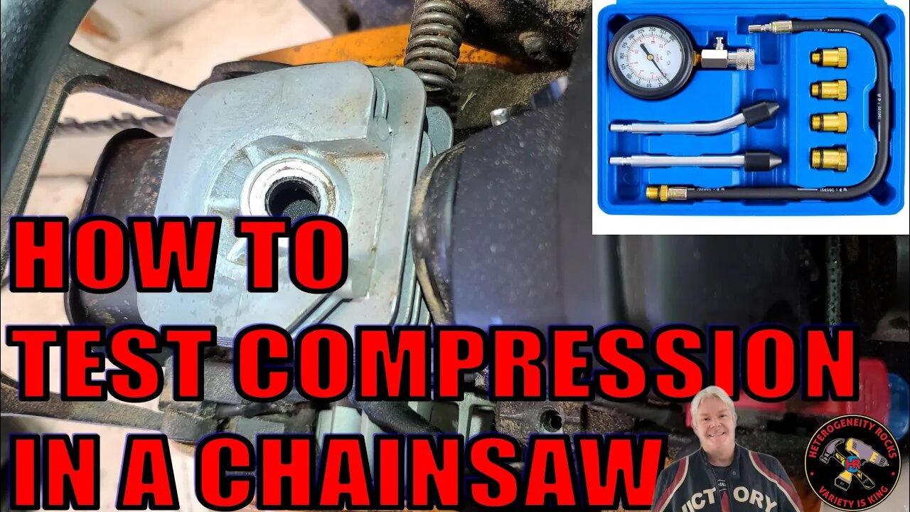 Chainsaw compression. How to check for compression of a piston #compression #chainsaw #pistons