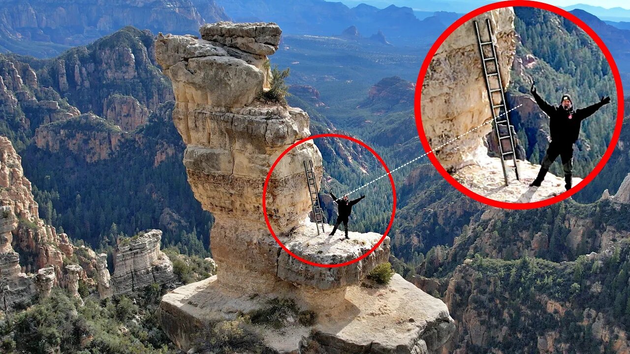 Climbing The World's Most Dangerous Ladder!