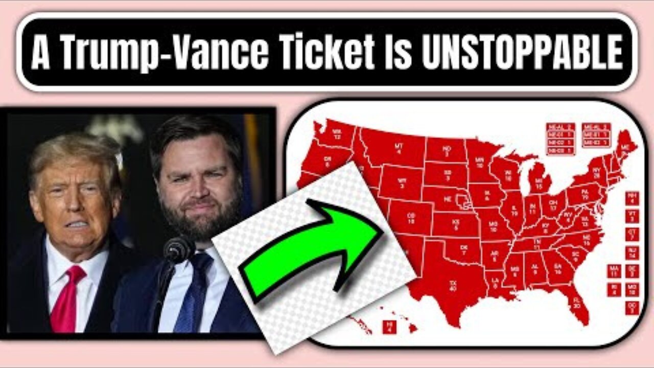 J.D. Vance BOOSTS Trump In Latest Forecast | 2024 Election Map Update Post V.P. Pick (July 2024)