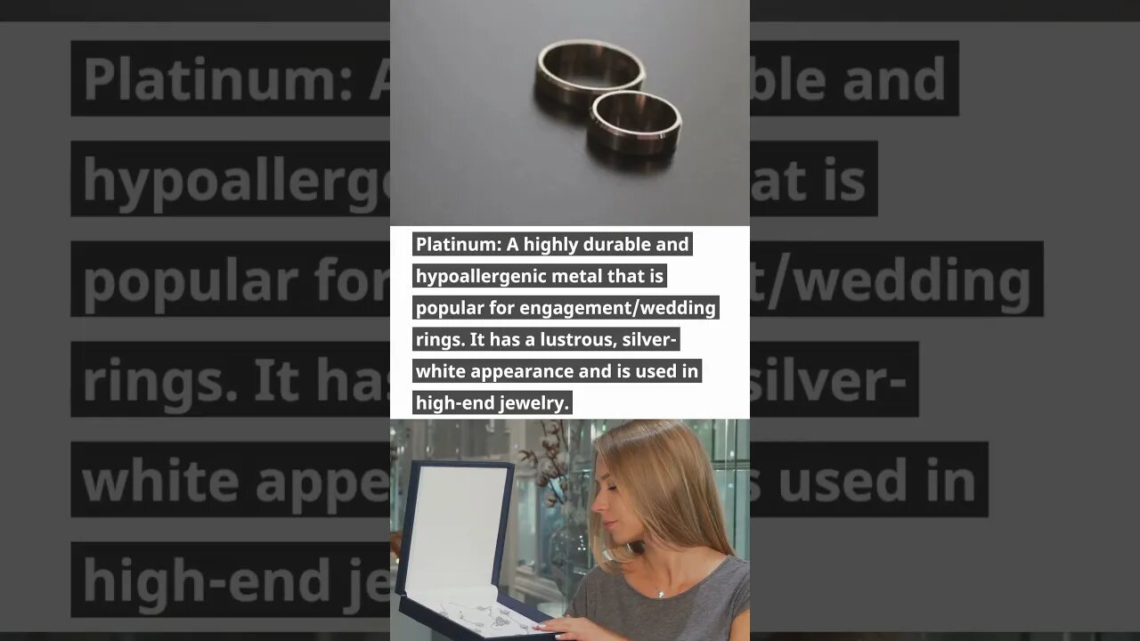 Popular Wearable Metals #jewelry #watches #gold #silver #shorts #metals