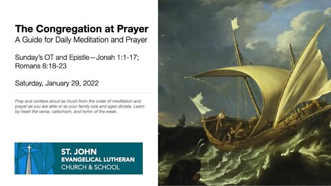 Sunday’s OT and Epistle—Jonah 1:1-17; Romans 8:18-23