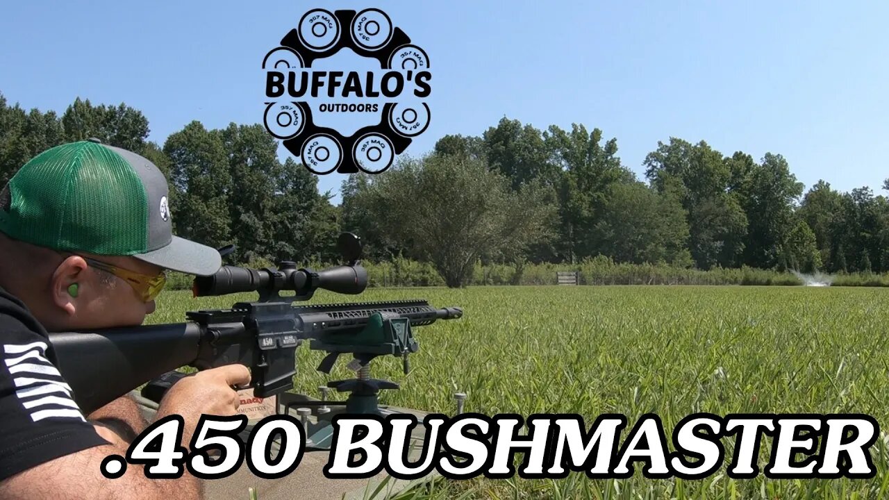 .450 Bushmaster 100 yard water test