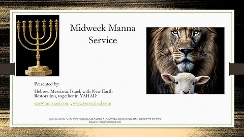 Midweek Manna Dec 13th