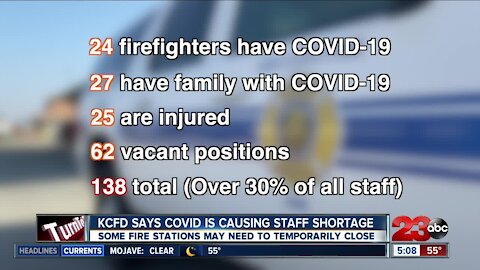 KCFD facing firefighter shortage because of pandemic