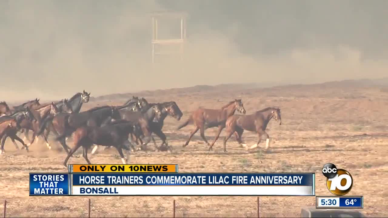 Horse trainers commemorate Lilac Fire anniversary