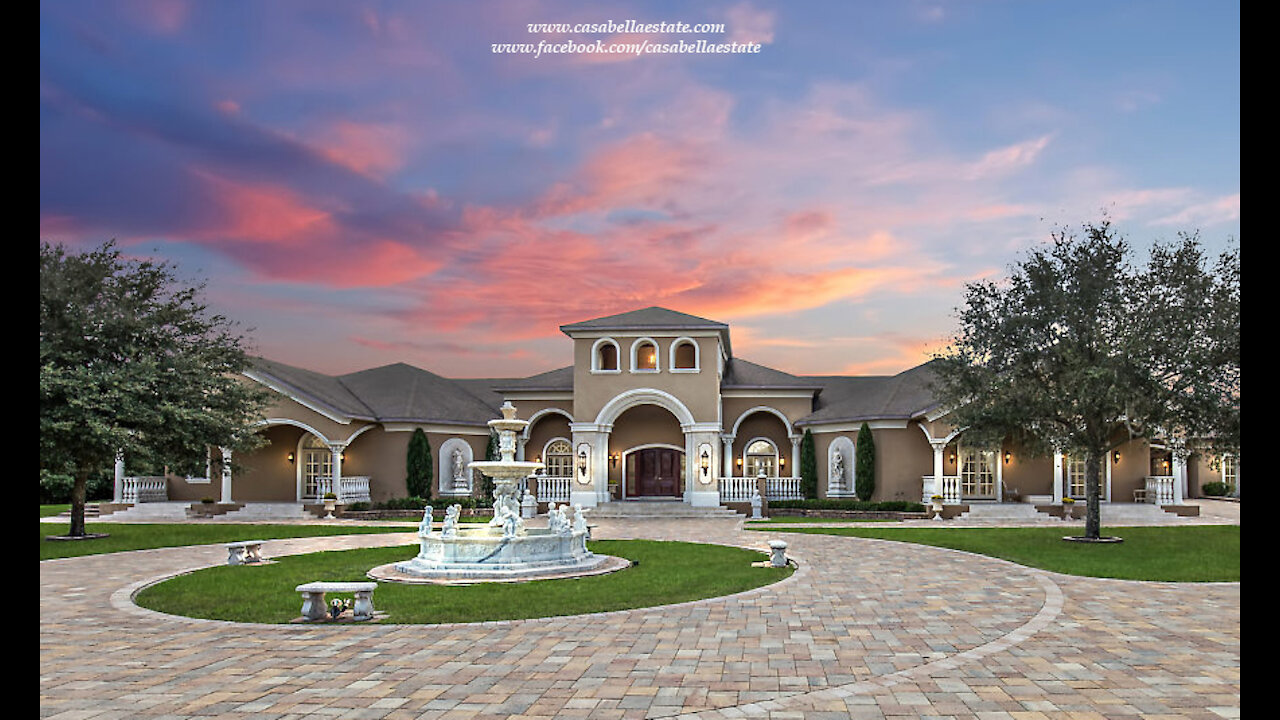 A Tour of Casa Bella Estate A European Masterpiece Located In Florida