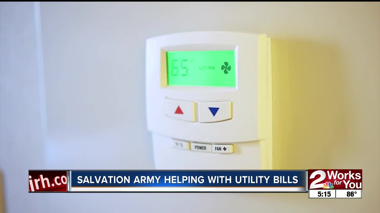 Salvation Army helping with utility bills