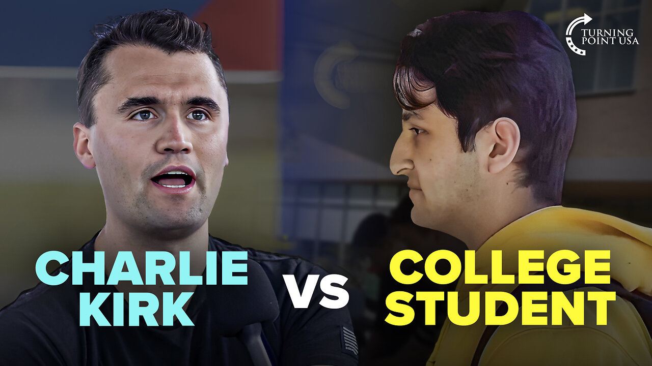 College Student DEBATES Charlie Kirk On Free Speech 👀 *FULL VIDEO*