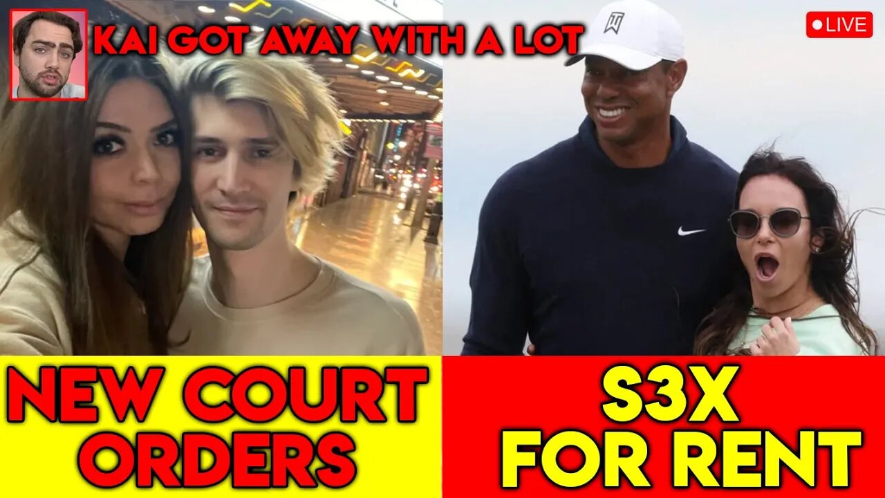 New XQC court Orders New Tiger Woods Court Docs, Full NDA and leaked Emails