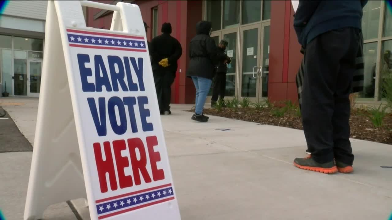 Racial disparities highlighted during first day of early voting