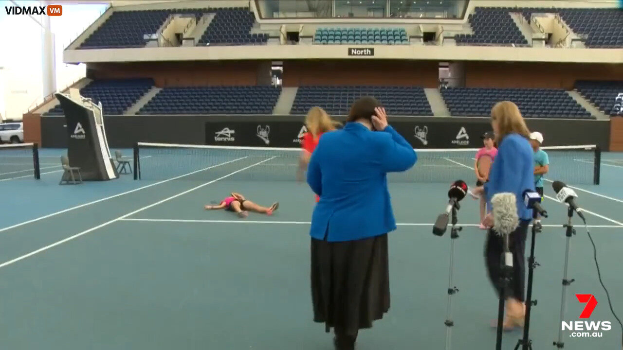 Young Up And Coming Tennis Star Collapses During Live News Segment