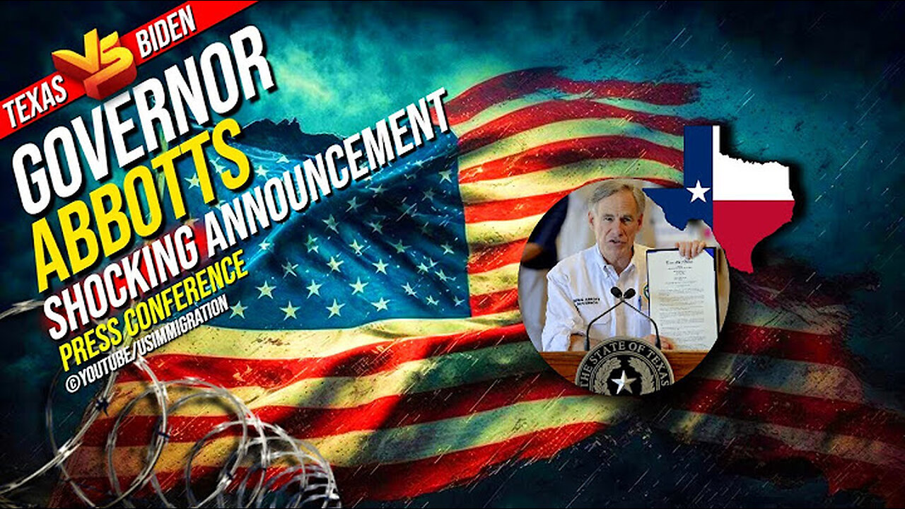 Exclusive🔥Governor Abbott's Shocking Announcement! Texas Gives major blow to Bidens Plan 1 hour ago