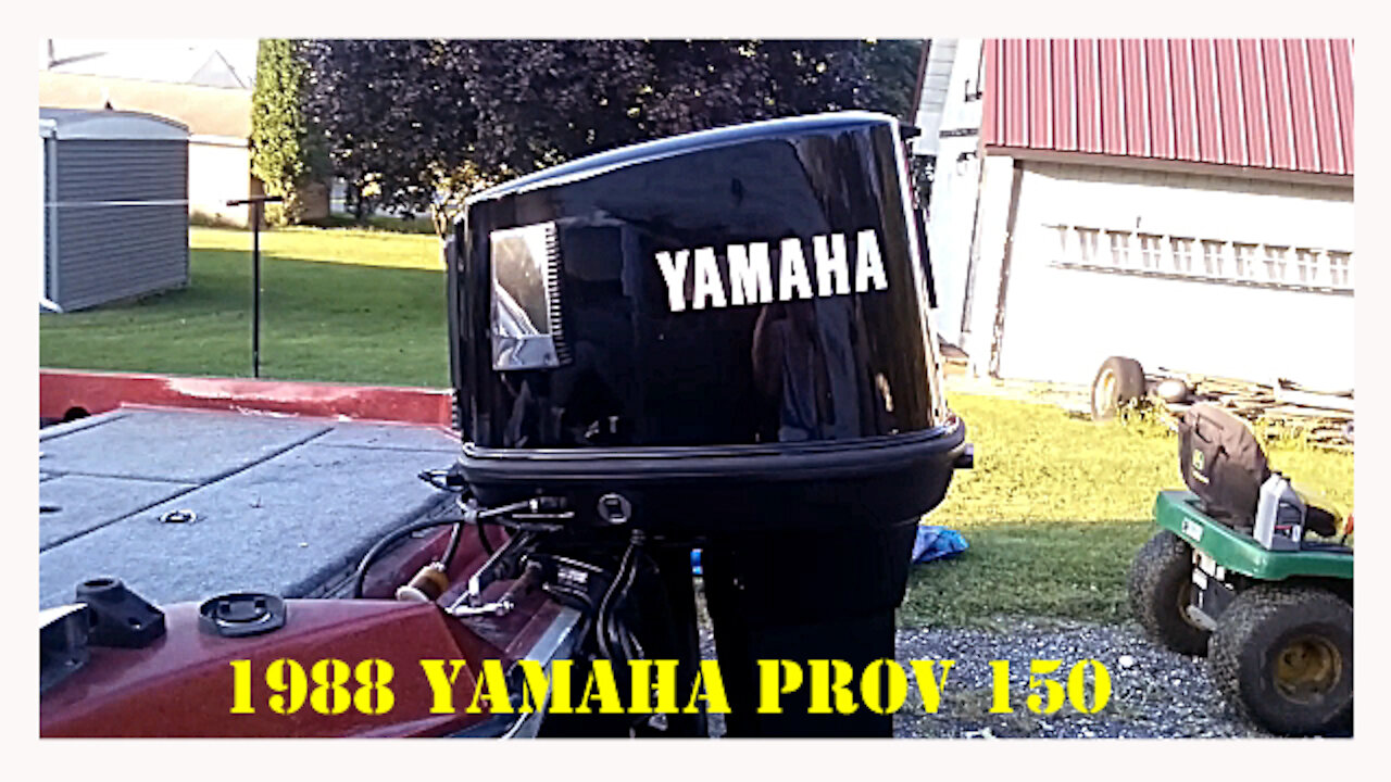 Restoring a 1988 Yamaha ProV 150 Outboard Motor