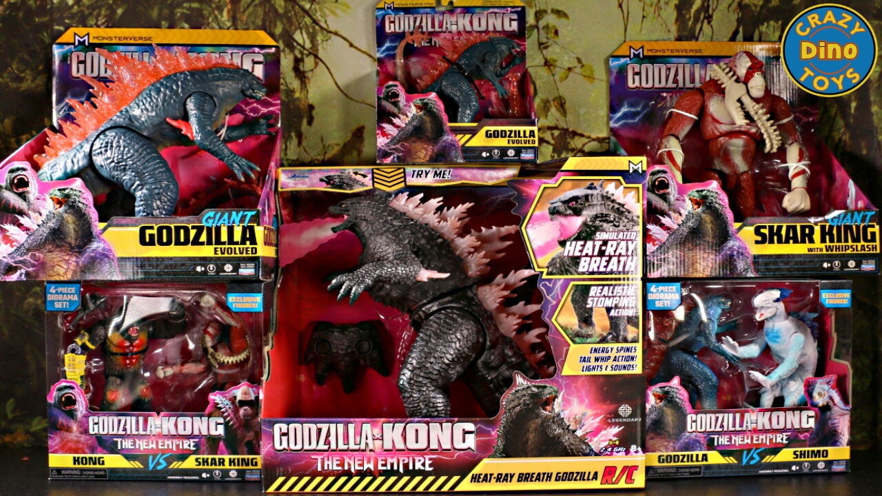 Huge New Collection Godzilla X Kong The New Empire Toys #Unboxed Monsterverse Legendary Soon