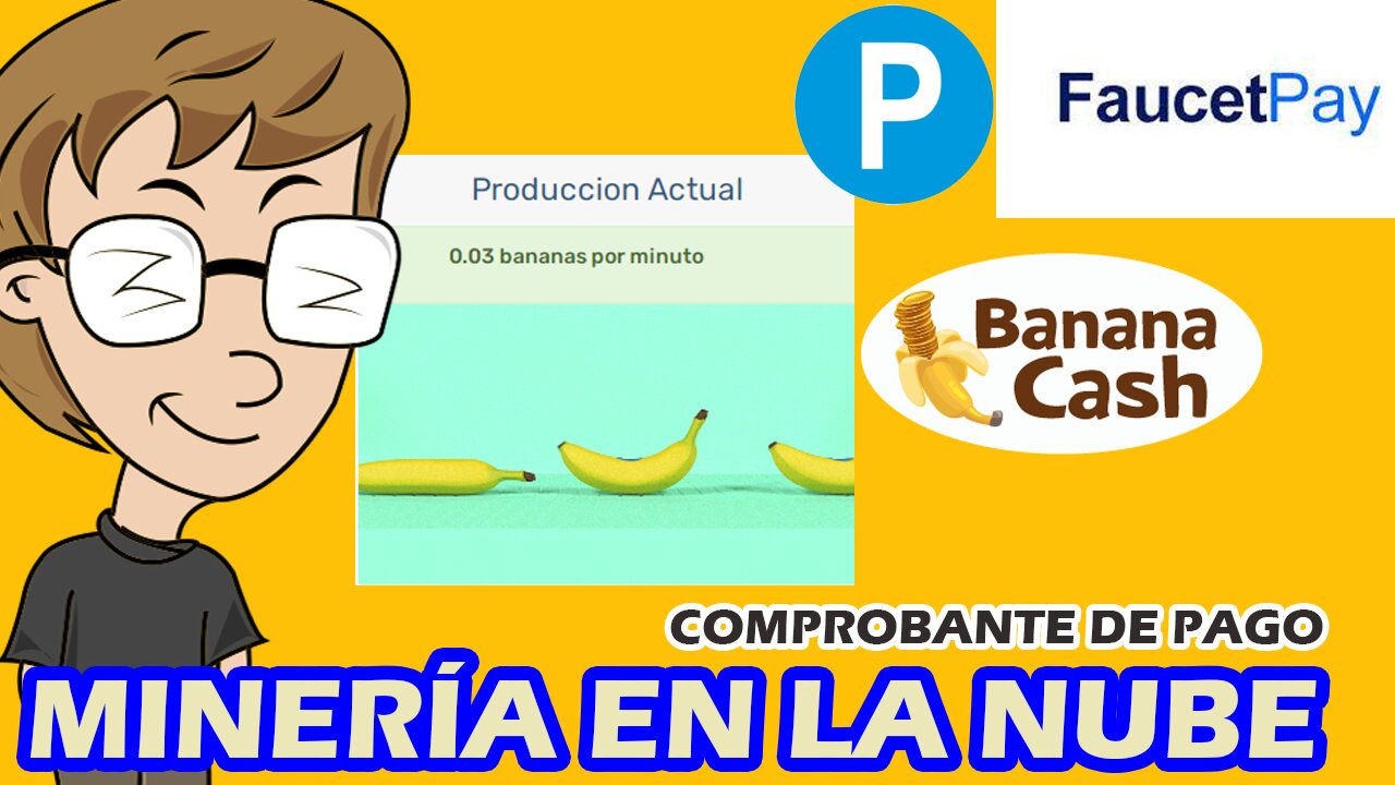 MINERÍA EN LA NUBE [USD/USDT] - BANANA CASH - PRUEBA DE PAGO [PAYEER/FAUCETPAY]