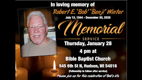 Bob Winter Memorial