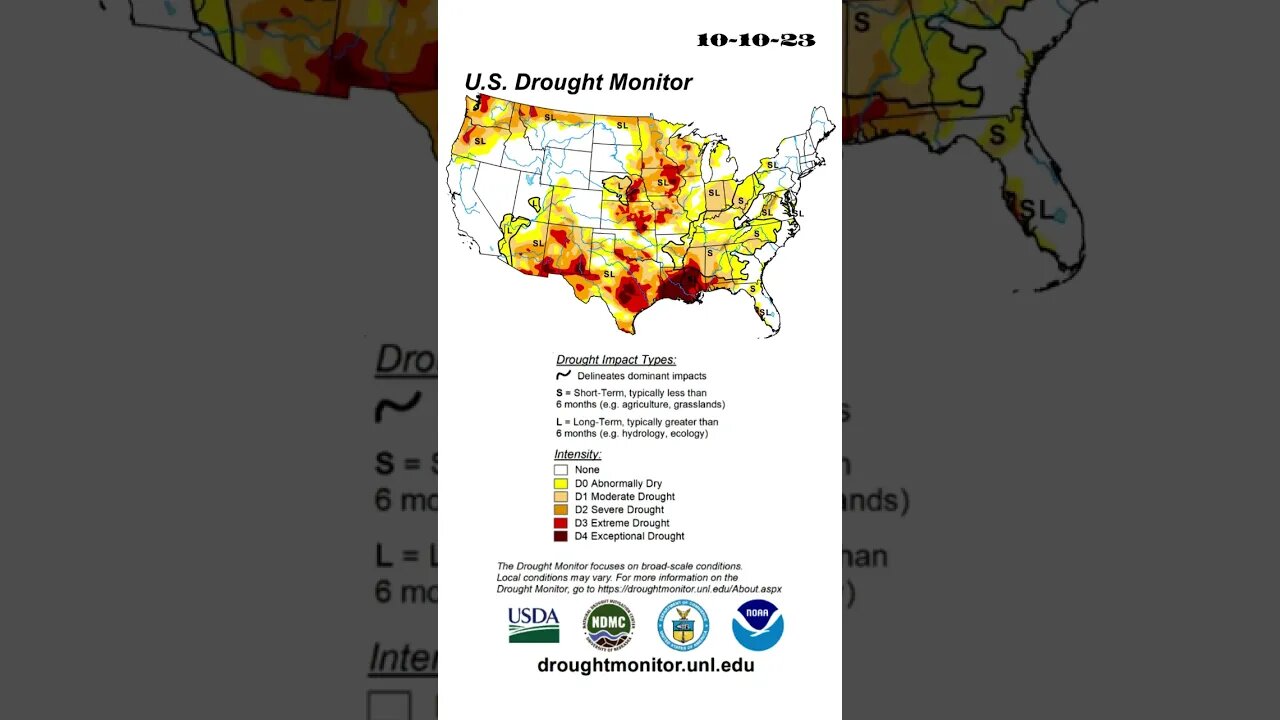 U.S. Drought Weekly Drought Update 10-26-23