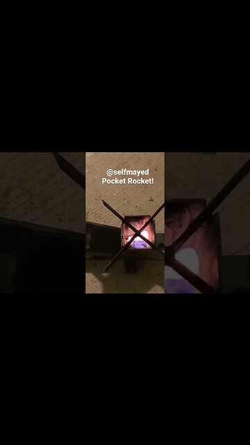 24 Degrees Out?! Self Mayed Charcoal Burning Rocket Stove?!