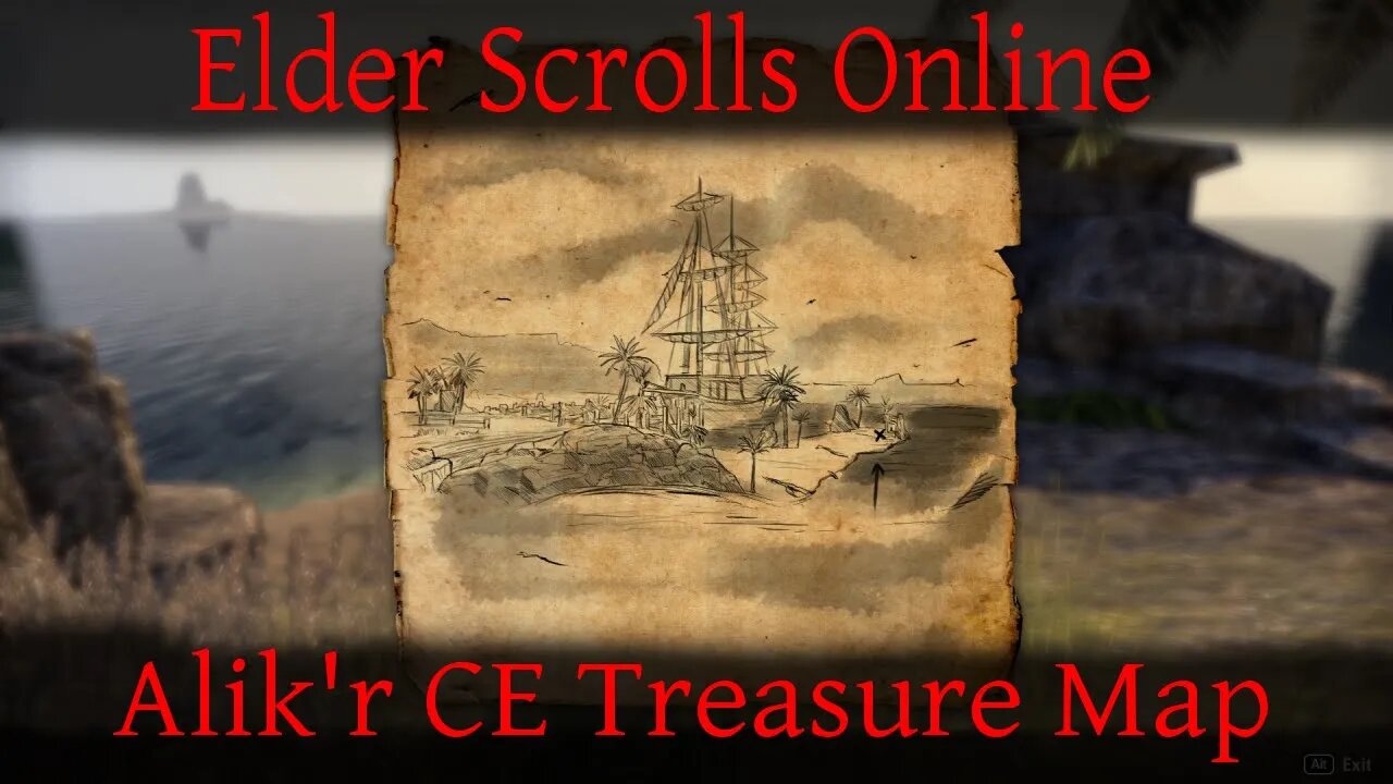 Alik'r CE Treasure Map [Elder Scrolls Online] ESO