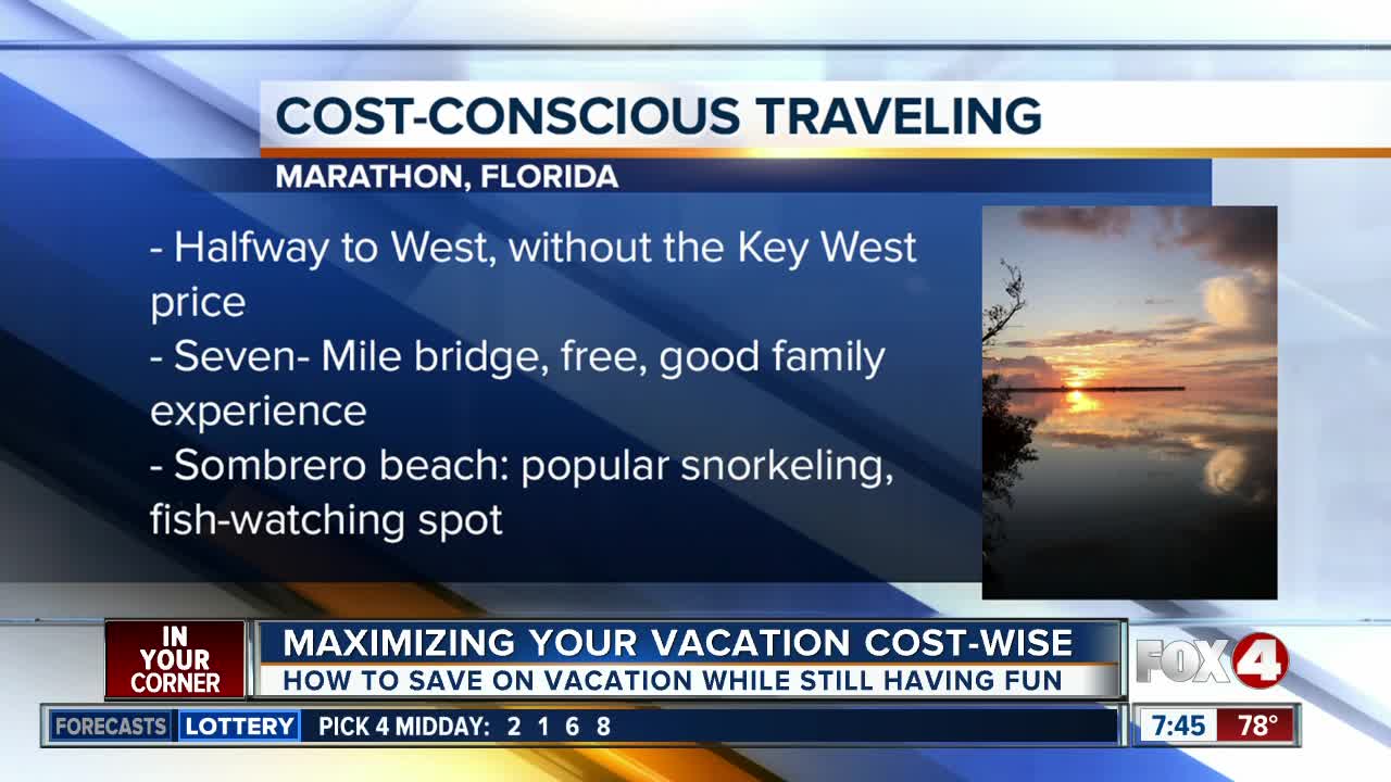 Cost-saving on vacation