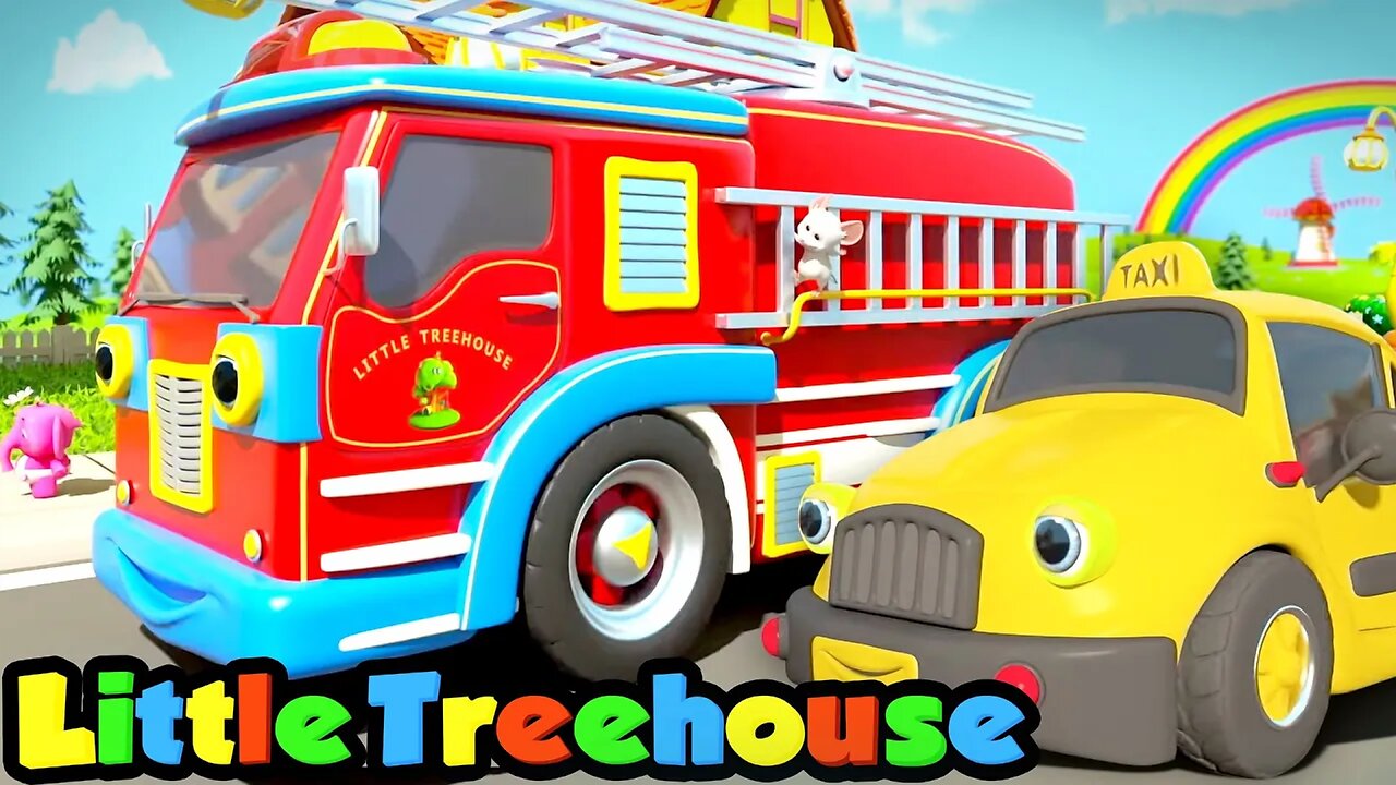 Wheels on the Bus & Vehicles | Best Kids Songs & Kindergarten Nursery Rhymes - Little Treehouse