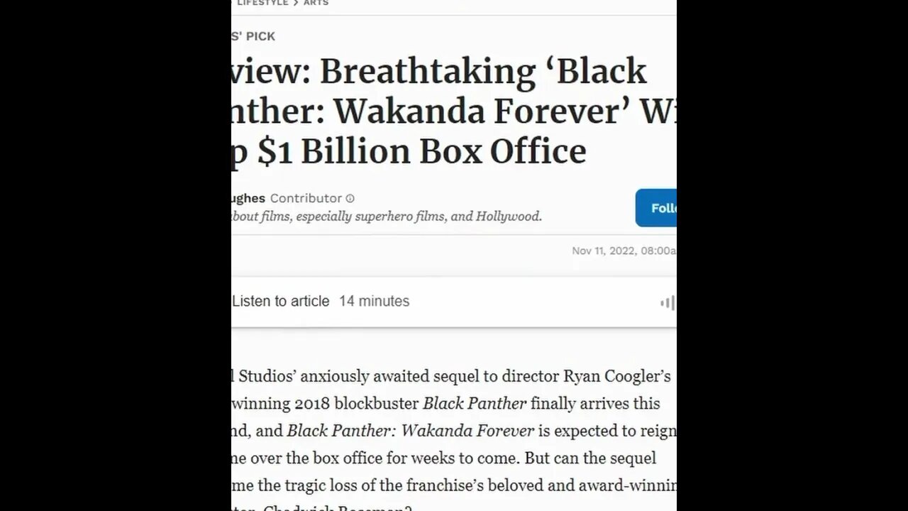 It’s time to admit Black Panther Wakanda Forever was a Flop