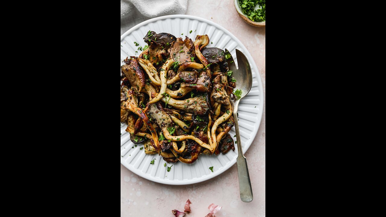 Stir-Fried OYSTER MUSHROOMS: Alkaline Vegan Oyster Mushroom Stir Fry Recipe - Alkaline Diet Approved