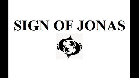 SIGN OF JONAS