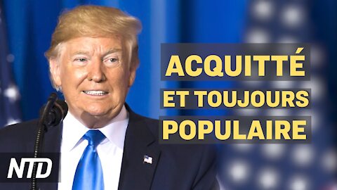 Trump acquitté et toujours populaire selon un sondage; BBC interdite en Chine; Le squat en France