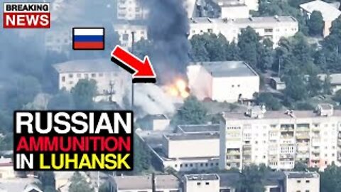 Russian Ammunition Was Struck in Luhansk! Ukrainians Continue To Defend Against Russians!