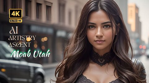 [4K] AI Artistry Lookbook l Video- Ai Lookbook Girl l Moab - Utah USA #ai #aiartlookbook