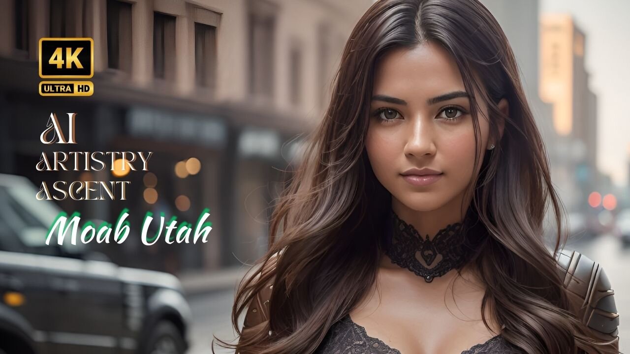 [4K] AI Artistry Lookbook l Video- Ai Lookbook Girl l Moab - Utah USA #ai #aiartlookbook