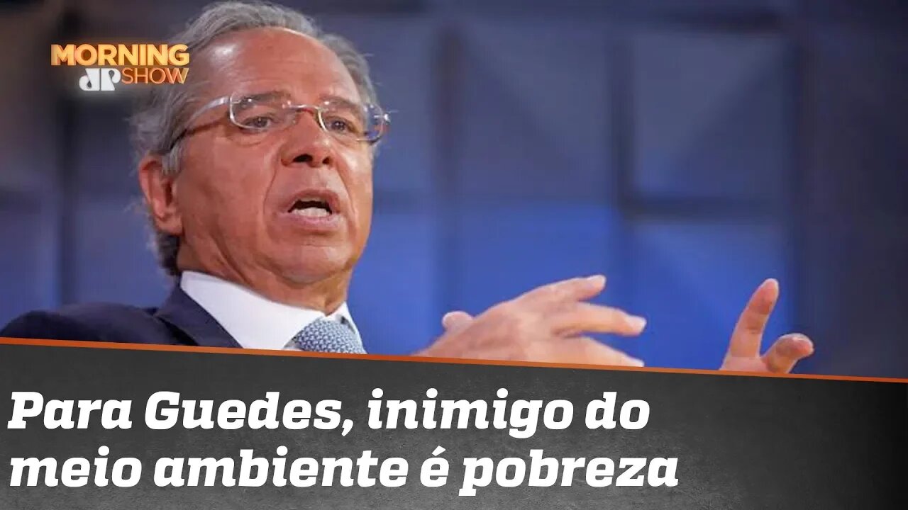 Paulo Guedes diz que o pior inimigo do meio ambiente é a pobreza. Marina, Boulos e Buarque rebatem