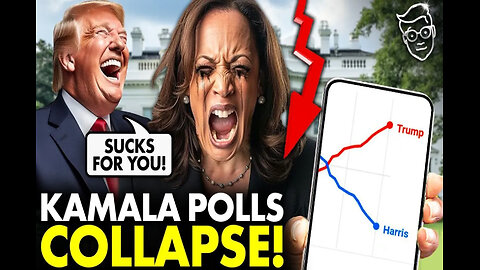 Kamala Poll Numbers COLLAPSE, Fake Lead EVAPORATES After Debate