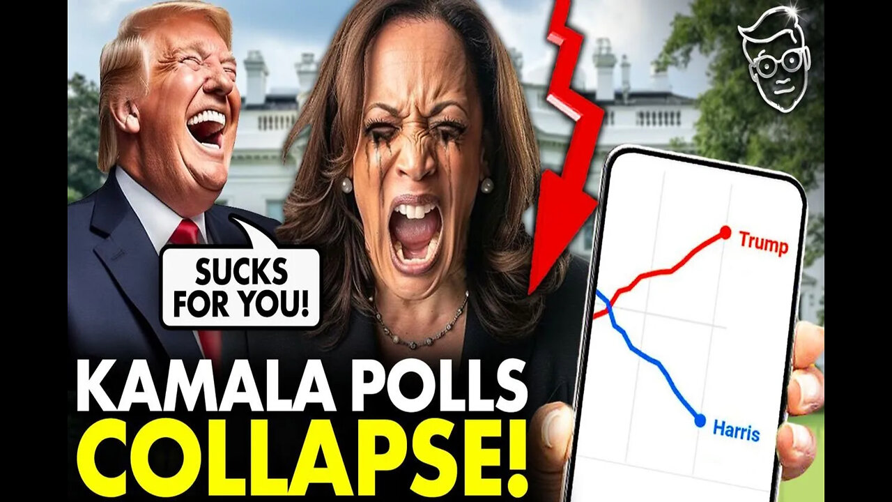 Kamala Poll Numbers COLLAPSE, Fake Lead EVAPORATES After Debate